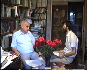 Вяч. Вс. Иванов и Бранко Тошович 21. 8. 1989 г.