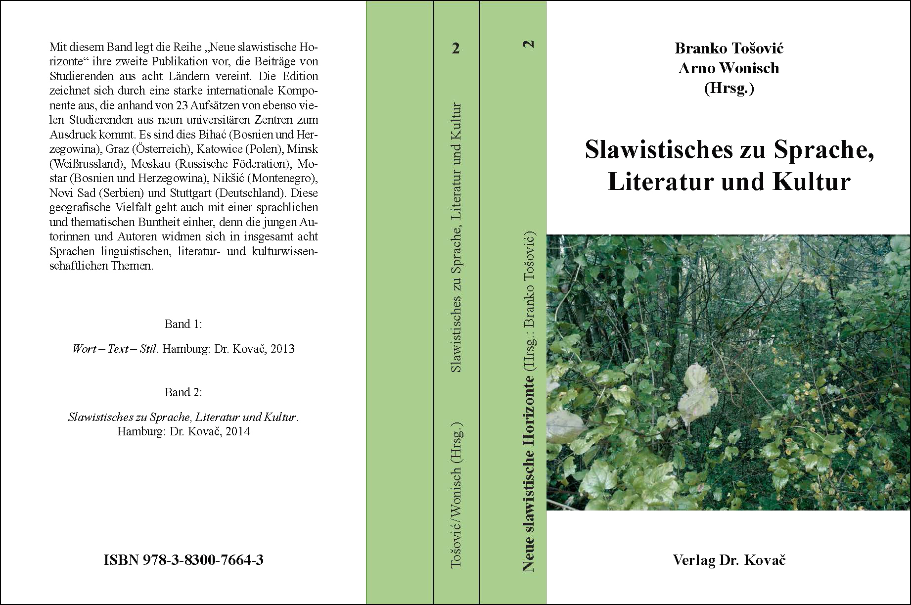 Slawische zu Sprache, Literatur und Kultur, 2014, Bd. 2
